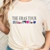 The Eras Tour Shirt Graphic Tee Shirt Concert Merch Taylor Swiftie T-shirt Lyrics Concert Tees Retro Gift Vintage Butterfly Unisex Tee