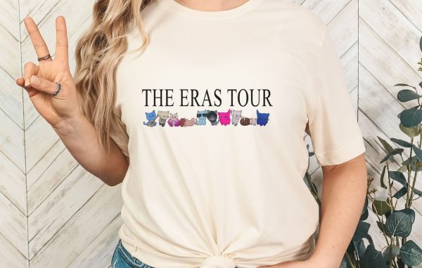 The Eras Tour Unisex Shirt, hoodie, Swiftie The Eras Tour, Taylor Swiftie Eras Tour, The Eras Tour Karma Collection Cat Sets T-shirt