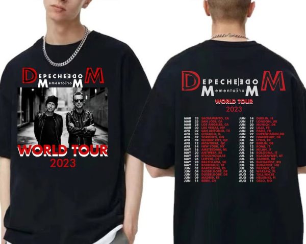 Depeche Mode Memento Mori T-Shirt, Rock Lover Shirt, Depeche Mode World Tour Shirt, 2023 Rock Tour Shirt