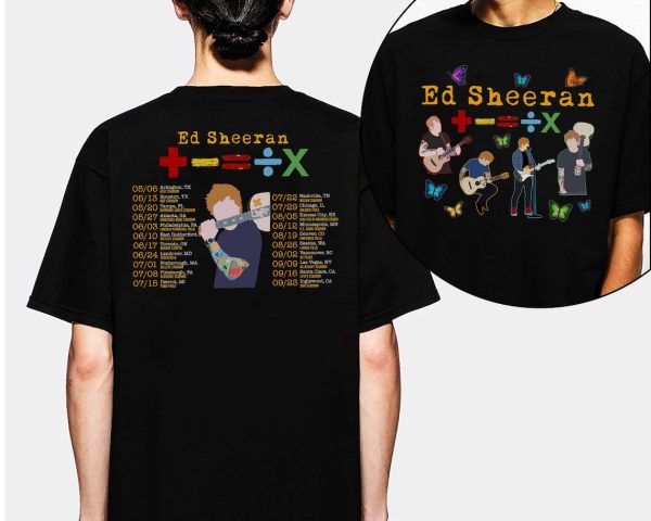 Ed Sheeran Tour 2023 Bad Habit Shirt, Ed Sheeran Concert T Shirt, The Mathletics Tour Shirt, 2023 Music Concert Tee, Music Tour Shirt