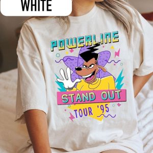 Powerline Stand Out Tour 95 Shirt, Sweater, Hoodie, Vintage Goofy Movie Powerline Shirt, Stand Out Tour Goofy Movie Shirt