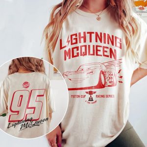 Retro Lightning Mcqueen Number Back Shirt, Disney Cars Shirt, Disney Shirt, Disney Pixar Shirt, Cars Birthday Shirt, Cars