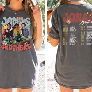 Retro Jonas Brothers Comfort Colors® Shirt, Joe Jonas Double sided shirt, Jonas Brothers Tour Shirt, Jonas Retro 90’s Sweater