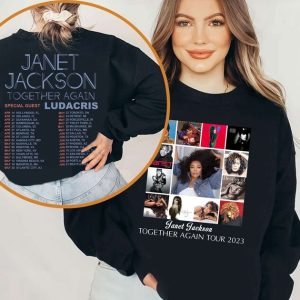 Janet Jackson Together Again Tour 2023 Shirt, Together Again Tour 2023 Tshirt, Music Tour 2023 Tshirt, Tour 2023 Shirt, Gift For Fan.