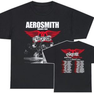 Aerosmith 2023 – 2024 Peace Out Farewell Tour Band Photo Shirt Shirt 2023