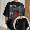 Post Malone Vintage Graphic Shirt, Post Malone Shirt, Concert Retro Music Unisex Gift Bootleg, TShirt, Hoodie, Sweatshirt