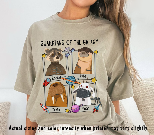 Guardians of the Galaxy 2023 Comfort Colors Shirt, Rocket and Friends Shirt,Retro Guardians of the Galaxy Vol.3.