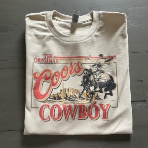 Coors Original Cowboy Comfort Colors Shirt, Comfort Colors Western Tshirt, Rodeo Shirt, Original Coors Shirt