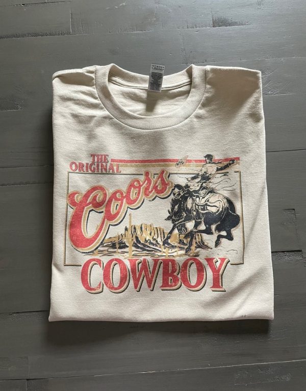 Coors Original Cowboy Comfort Colors Shirt, Comfort Colors Western Tshirt, Rodeo Shirt, Original Coors Shirt