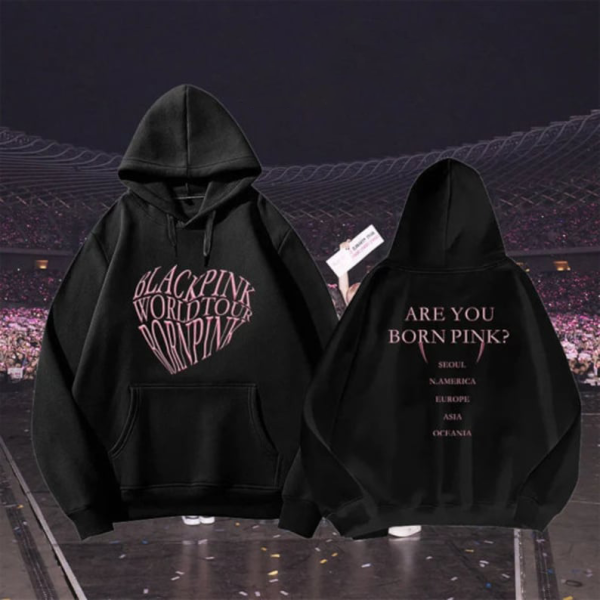 Black Pink Born Pink World Tour 2023 Hoodie, Black Pink World Tour Hoodie, Blackpink Concert, Pink Venom, Kpop Lover Shirt