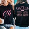 Black Pink Born Pink World Tour 2023 Hoodie, Black Pink World Tour Hoodie, Blackpink Concert, Pink Venom, Kpop Lover Shirt