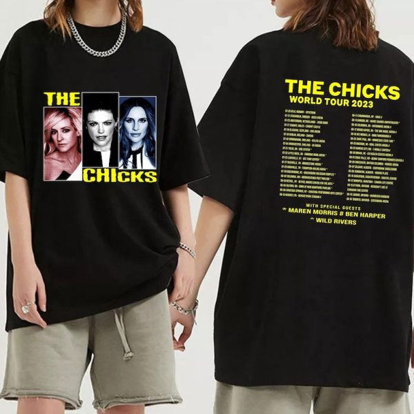 The Chicks 2023 World Tour Shirt, The Chicks Band Fan Shirt, The Chicks 2023 Concert Shirt, The Chicks Fan Shirt 2023