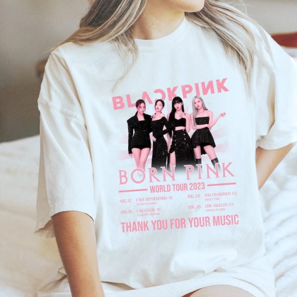 Retro BLACKPINK Shirt, BlackPink Born Pink T-Shirt, Jennie Shirt, Rose Shirt, Jisoo Shirt, Lisa Shirt, BlackPink Vintage 90s Style Shirt