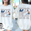 Blue or Gray Crewneck sweatshirt double sided comfort colors