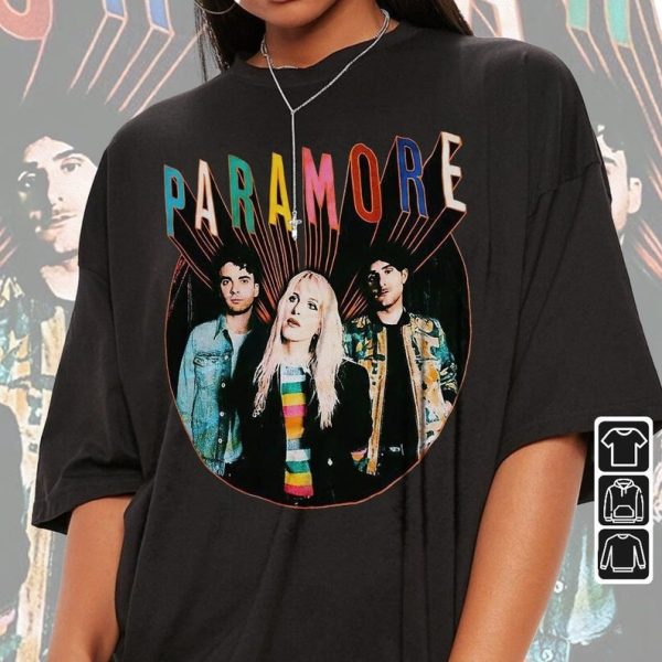 Paramore Music Shirt K4, Paramore Tour 2023 Sweatshirt, Rock Band Music Concert 2023 Retro Vintage Unisex Gift Bootleg Hoodie