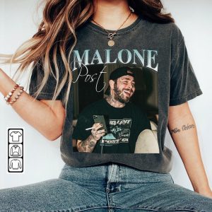 Funny Post Malone Shirt, Retro Post Malone Fan Sweatshirt, Post Malone Bootleg Rapper Unisex Gift Hoodie Ra