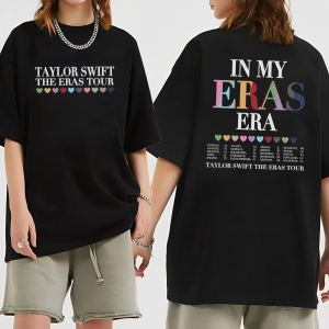 TS Eras Tour Two Sided Shirt, Eras Tour Shirt, TS Merch Shirt, Swiftie Fan Shirt,TS Album Shirt, Midnights Concert Shirt