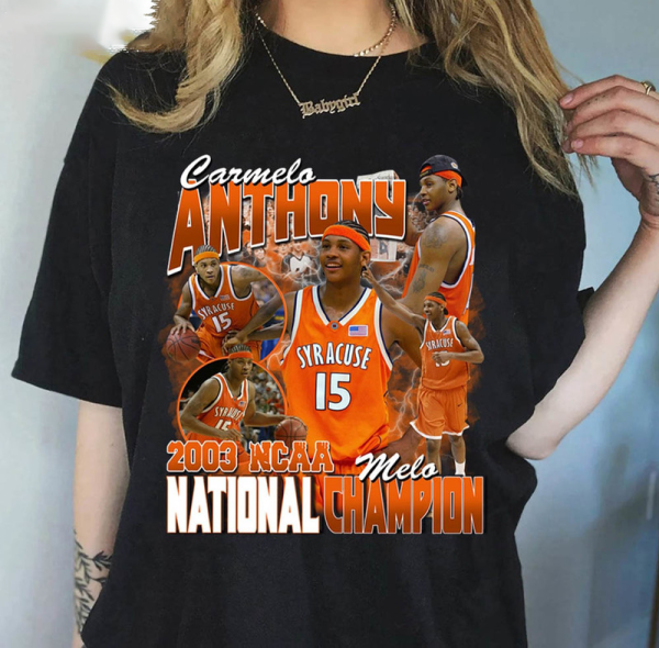 Carmelo Anthony Syracuse Shirt, Carmelo Anthony Vintage Unisex Hoodie Long Sleeve