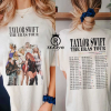 The Eras Tour shirt, swiftie merch, T.S. Eras, Eras Tour 2023 Shirt, Vintage The Eras Tour Vintage Shirt, 2 Side Tay.lor’s T-Shirt, Swif Fan