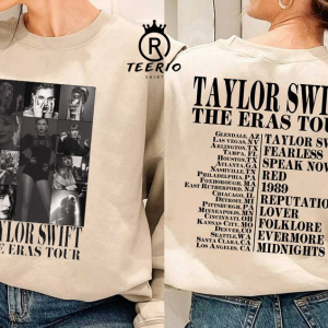 The Eras Tour shirt, swiftie merch, T.S. Eras, Eras Tour 2023 Shirt, Vintage The Eras Tour Vintage Shirt, 2 Side Tay.lor’s T-Shirt, Swif Fan