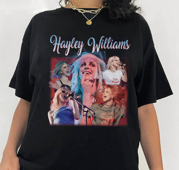 Limited Hayley Williams Vintage T-Shirt, Gift For Women and Man Unisex T-Shirt