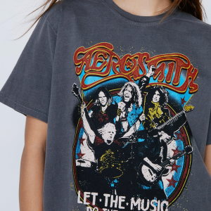 Aerosmith Aero Force One Music Band Shirt, Hard Rock Lovers Clothing, Vintage 90’s Rock Music Apparel, Music Festival Outfit