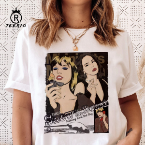 Taylor Swiftie ft Lana Del Rey song comic shirt | Snow in the Beach track no4 | Fan Gift