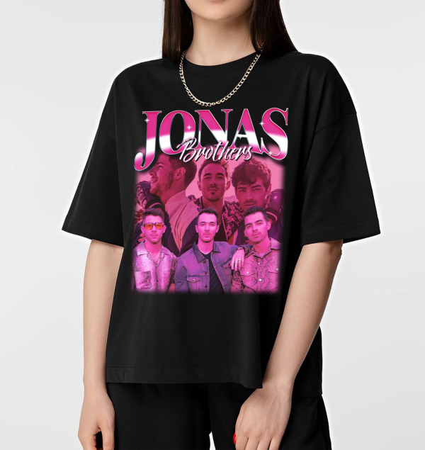 JONAS BROTHERS Shirt, Retro Joe Jonas Shirt, Vintage Nick Jonas Homage Tshirt, Kevin Jonas Fan Tees, Brothers Band Sweater, Jonas Tees