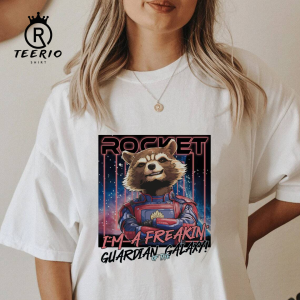 Vintage Rocket Racoon T-Shirt, Guardians Of The Galaxy Shirt, Marvel Shirt, Rocket Raccoon Shirt, Guardians Of The Galaxy 3