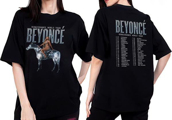 Be.yon.ce Renaissance World Tour 2023 Renaissance World Tour 2023 Shirt Bey.once Tour 2023 Shirt, Vintage Music Tour T-Shirt Active