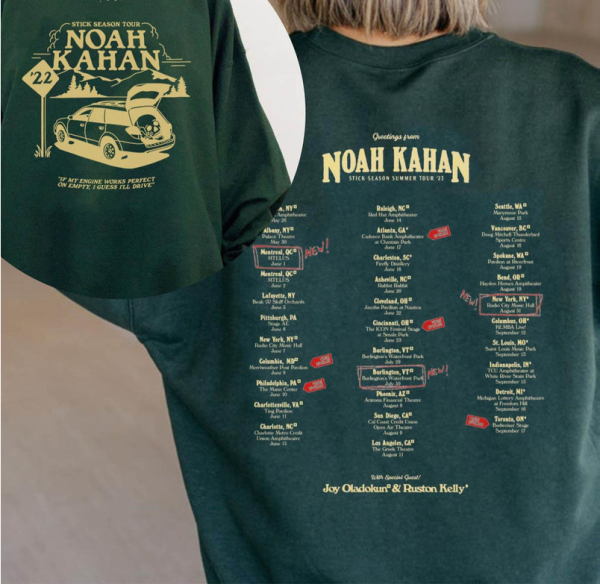 Noah Kahan 2023 tour dates shirt, Noah Kahan Shirt, Tour Shirt, Gift For Him, Gift For Her, Gift For Women