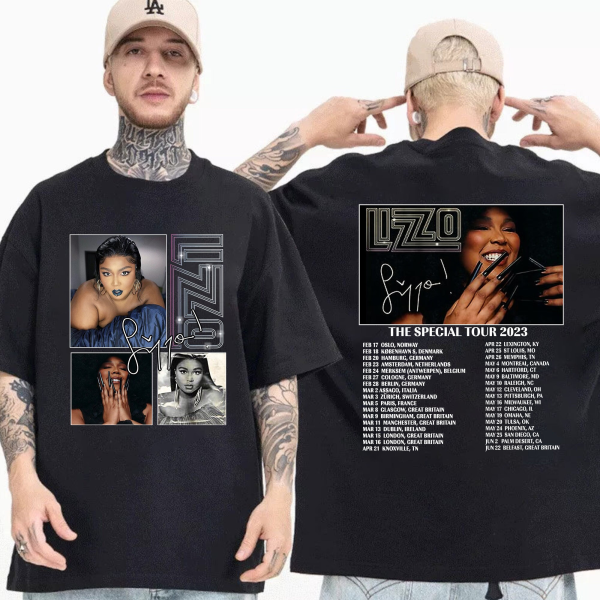 Lizzo Special World Tour 2023 Concert Shirt, Lizzo Tour 2023 Sweatshirt, US Tour 2023 Shirt, Lizzo Tour Sweatshirt, 2023 Music Tour Shirt