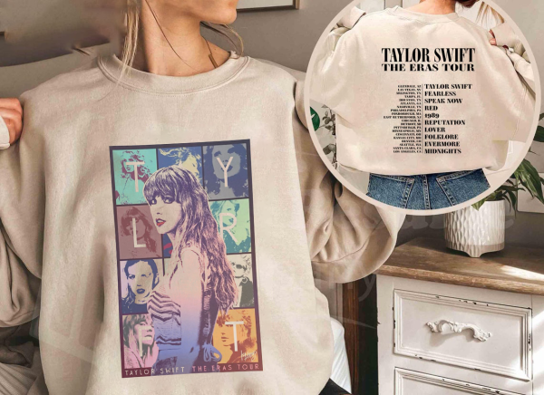 TS The Eras Tour Sweatshirt, The Eras Tour Sweatshirt, Eras Tour 2023 Hoodie, Music Country Sweatshirt, Midnights Album Sweatshirt