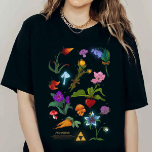 Flora Of Hyrule Shirt, Legend Of Zelda Tee, Hyrule Flora Shirt, Zelda Shirt