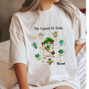 Zelda Korok Shirt, Flora of Hyrule, Breath of the Wild Themed Funny Shirt