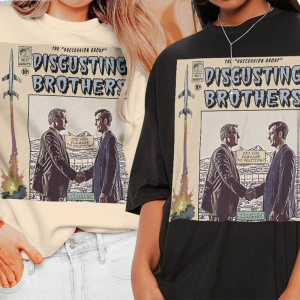 The Disgusting Brothers Book Art Succession Movie Shirt