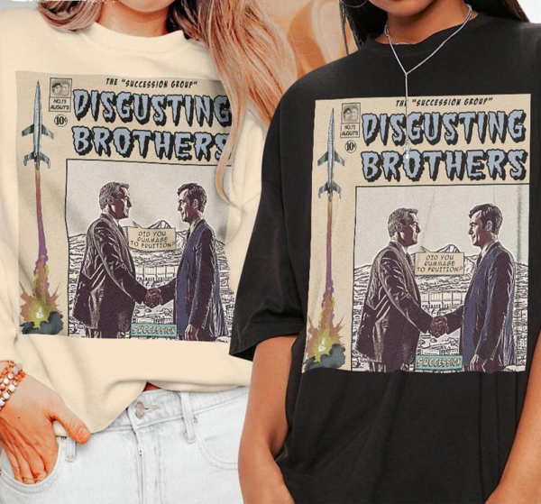 The Disgusting Brothers Book Art Succession Movie Shirt