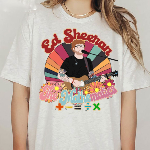 Vintage Ed Sheeran The Mathematics Tour Shirt, 2023 Ed Sheeran Tour Shirt, Ed Sheeran Vintage Gift for Fans