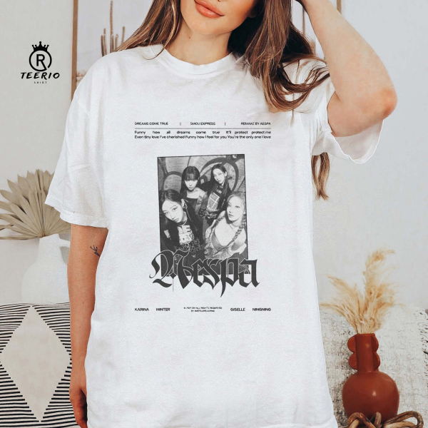 Retro Aespa Kpop Music Shirt