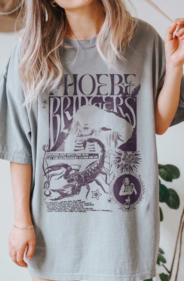 Comfort Colors® Phoebe Bridgers I Know The End Punisher Merch Lyric Tee Vintage Retro Reunion Tour Indie Rock Aesthetic Band Crewneck