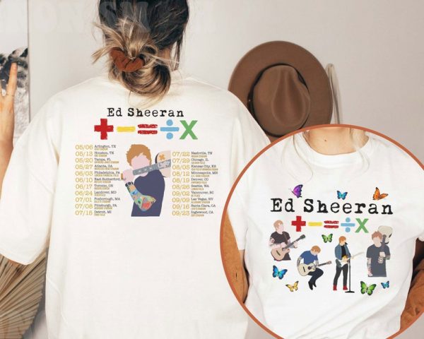 Ed Sheeran Tour 2023 Bad Habit Shirt, Ed Sheeran Concert T Shirt, The Mathletics Tour Shirt, 2023 Music Concert Tee, Music Tour Shirt