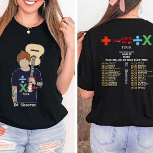 Ed Sheeran Tour 2023 T-Shirt, The Mathematics Shirt, Ed Sheeran Concert Tee, Country Music Shirt, 2023 Music Concert Tee, Sheerious Gift