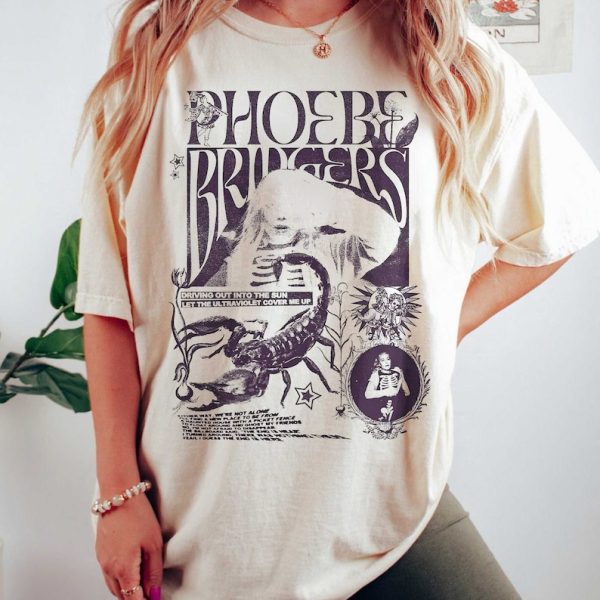 Comfort Colors® Phoebe Bridgers I Know The End Punisher Merch Lyric Tee Vintage Retro Reunion Tour Indie Rock Aesthetic Band Crewneck