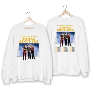 Jonas Brothers Five Albums One Night The Tour 2023 Shirt, Jonas Brothers Band Fan Shirt, Jonas Brothers 2023 Tour Shirt, Jonas Brothers Fan