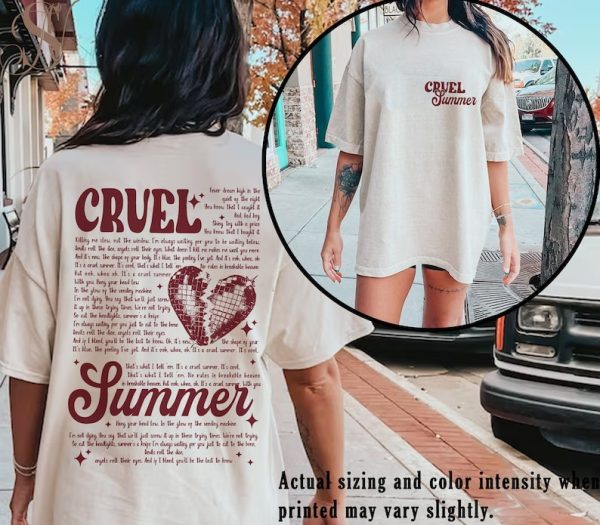 Cruel Summer Shirt, Devils Roll The Dice, Taylor Lover Album Shirt, Eras Tour, TS Eras Tour Outfit, Gift For Her, Summer Shirt