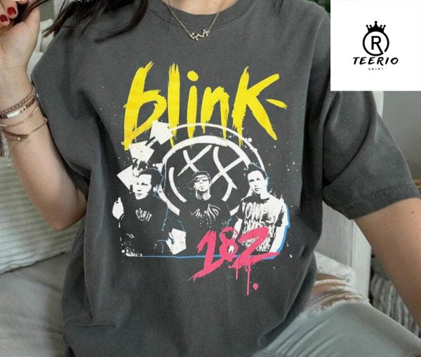 Bl!nk-182 Shirt, Bl!nk-182 Band Shirt, Bl!nk-182 Pop-Punk Band Reunite For World Tour Shirt