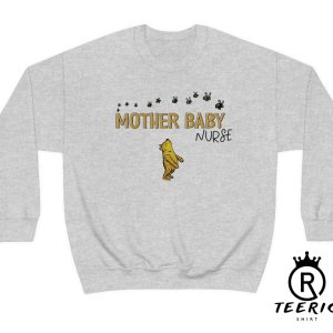 Mother Baby Nurse Shirt | Vintage Bear Nurse Shirt | Postpartum Nurse Tshirt | Nursing Tee | Baby Nurse Shirt | Delivery Nurse | Gift Idea