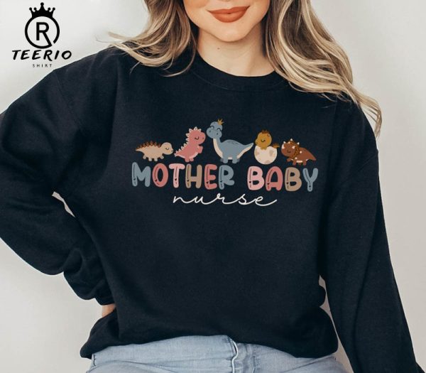 Mother Baby Nurse Sweatshirt, Mother Baby Cute Unisex T-shirt Crewneck