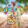 Tropical Beer Pattern Hawaiian Shirt, Beer Hawaiian Shirt, Tropical Aloha Shirt, Tropical Beer Palms Pattern Shirts, Tropical Hawaii Shirt