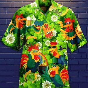 Chicken Beer Ta-da Hawaiian ShirtVintage Hawaiian Shirt, Hawaiian Shirt For Men Women,Summer Vacation Hawaiian Shirt,Aloha Shirts